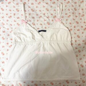 Brandy Melville Floral Lace Cami Top